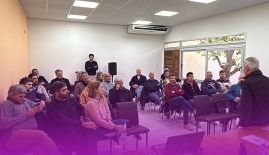 La Caja continu&oacute; su recorrida por el sur provincial con un encuentro en San Rafael
